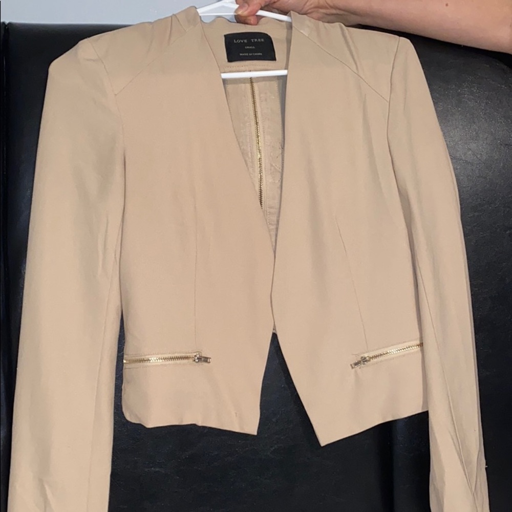 Beige blazer